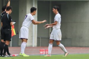 17　交代-300x200 鮮やかな逆転劇で関西制覇まであと１つ！